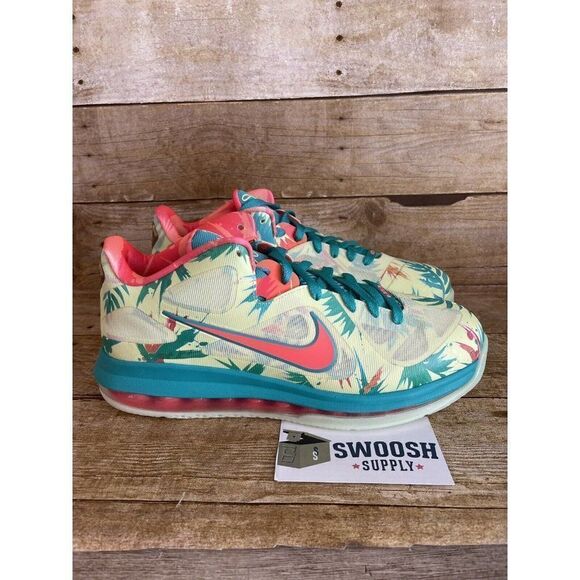 Nike Lebron 9 Low Shoes “LeBronald Palmer” Lime DO9355-300 Men's 8.5